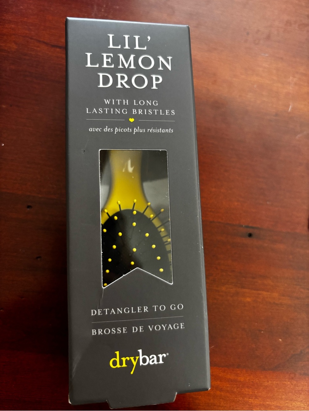 Drybar Lil' Lemon Drop Travel Detangler Brush